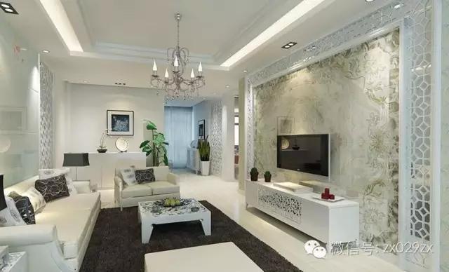 性价比最高的瓷砖电视墙,小众化瓷砖电视墙