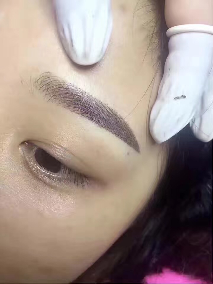 纹绣操作技巧雾眉怎么比较细腻,纹眉之后护理方法