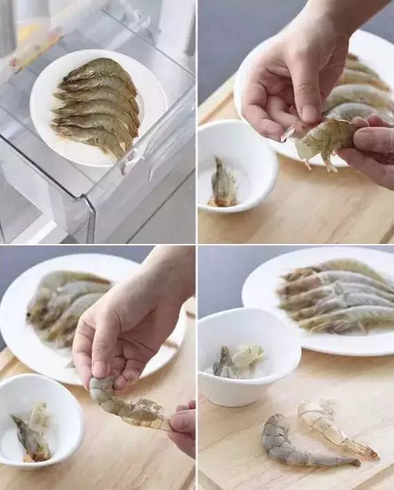 如何剥出完整的虾仁,剥虾仁的最简单的方法