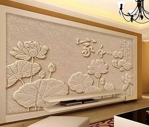 砂岩背景墙效果图大全,中式砂岩浮雕墙