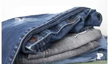 旧物改造牛仔裤收纳盒,旧牛仔改造壁挂收纳袋