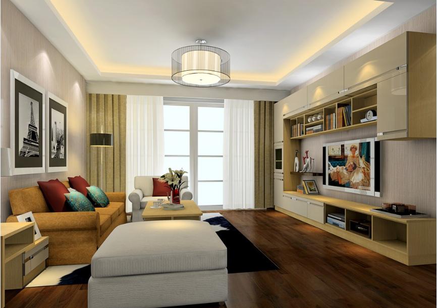 谦祥万和城186平样板间,谦祥万和城二居室