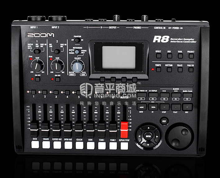 zoomr8声卡,zoomr8录音机中文说明书