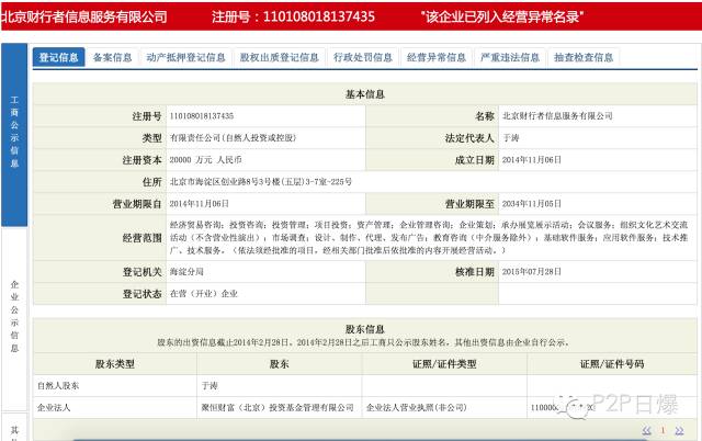 爆雷董事长被刑拘,248万投资者踩雷百亿平台出事