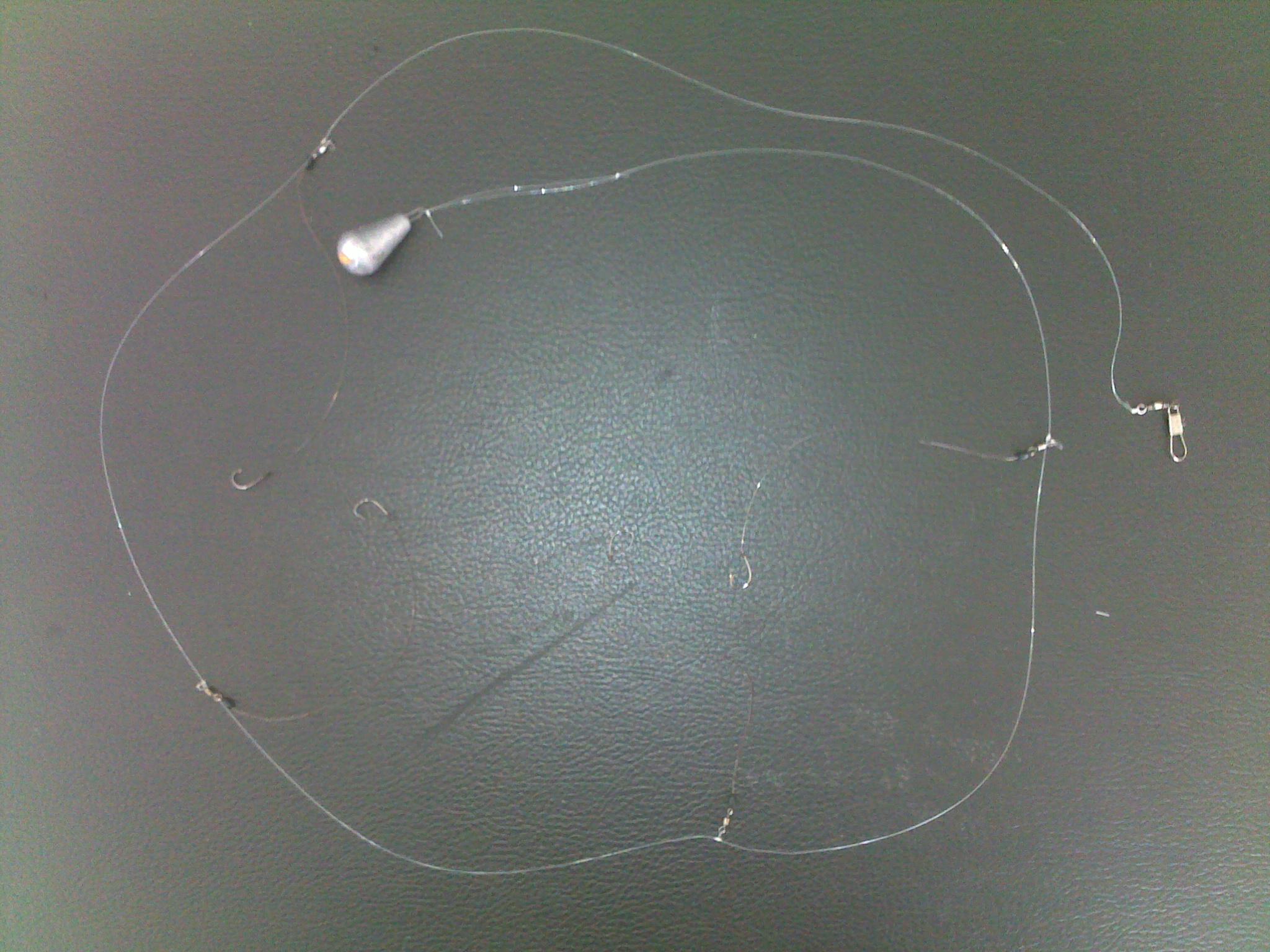 仿生鱼皮串钩钓翘嘴的使用方法,钓白条串钩使用方法