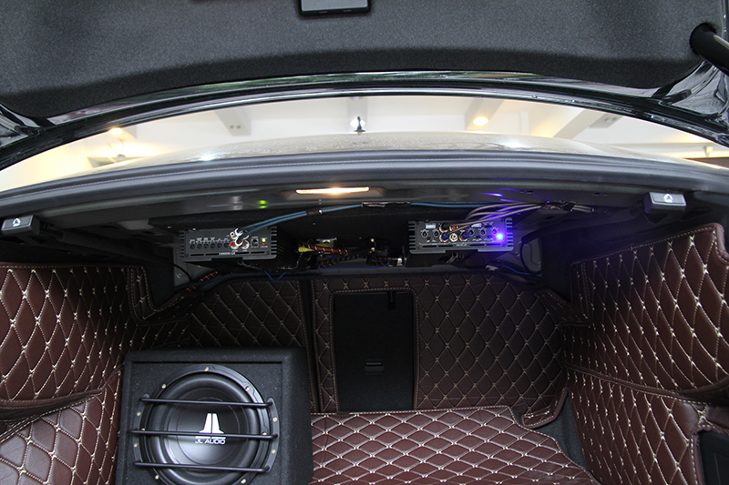 大众迈腾专用低音炮,迈腾升级美国捷力音响