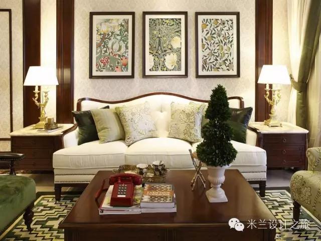 美式风格装修样板房效果图,美式装修风格样板房案例