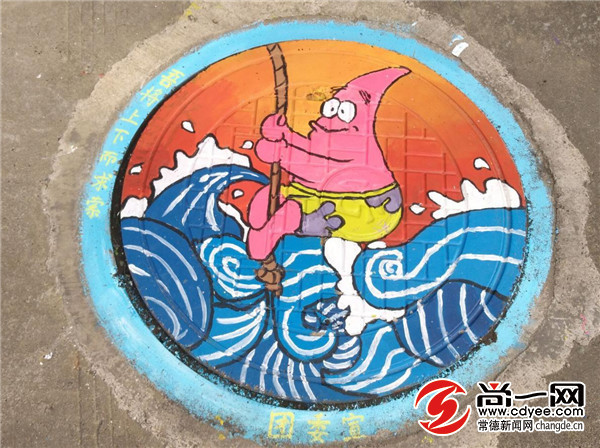 文理学院井盖,井盖绘画校园