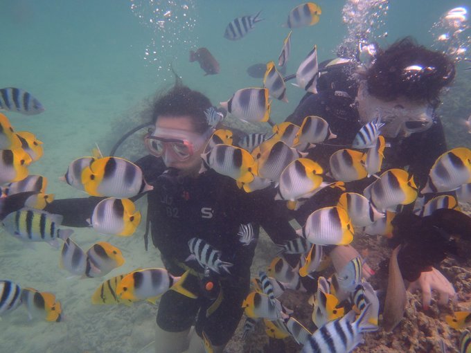 关岛出海,长滩岛上天下海