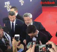 金球奖典礼梅西7次金球奖画面,梅西第7次夺得金球奖