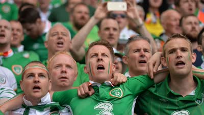 爱尔兰球迷反应,爱尔兰球迷感动世界