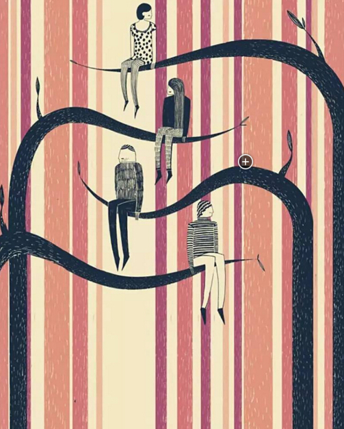 各种风格插画设计,偏设计风格的插画