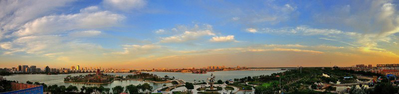 聊城水城之眼风景图片,美丽的江北水城聊城图片