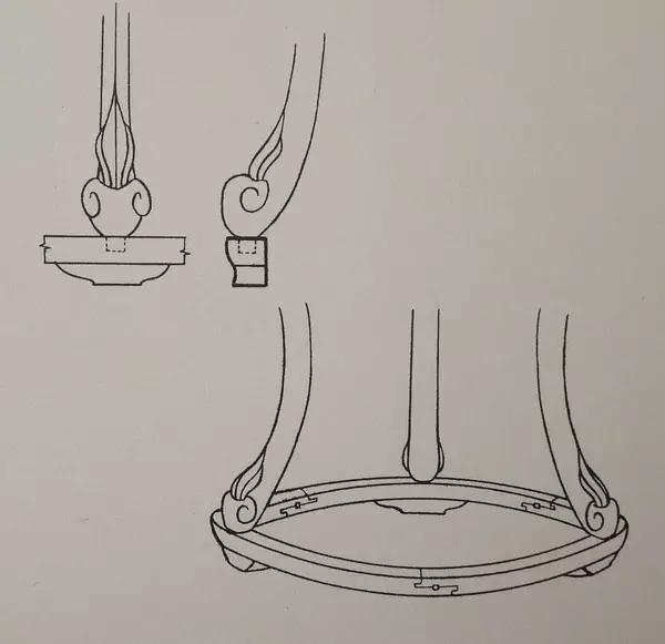 古代木工卯榫结构图片欣赏,古典家具桌面的卯榫结构图