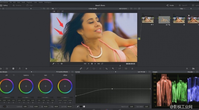 davinciresolve调色台如何使用,davinciresolve怎么调整清晰度
