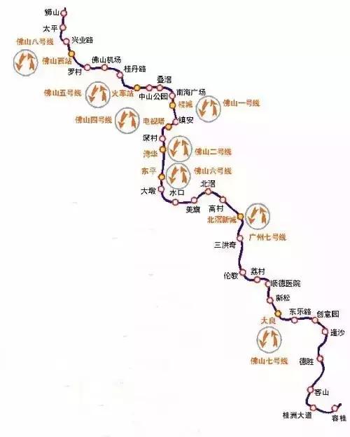 广佛线南延段,广佛环线从佛山到广州多久