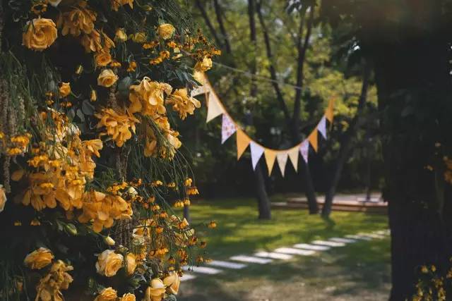 森系婚礼案例,独一无二的浪漫森系婚礼