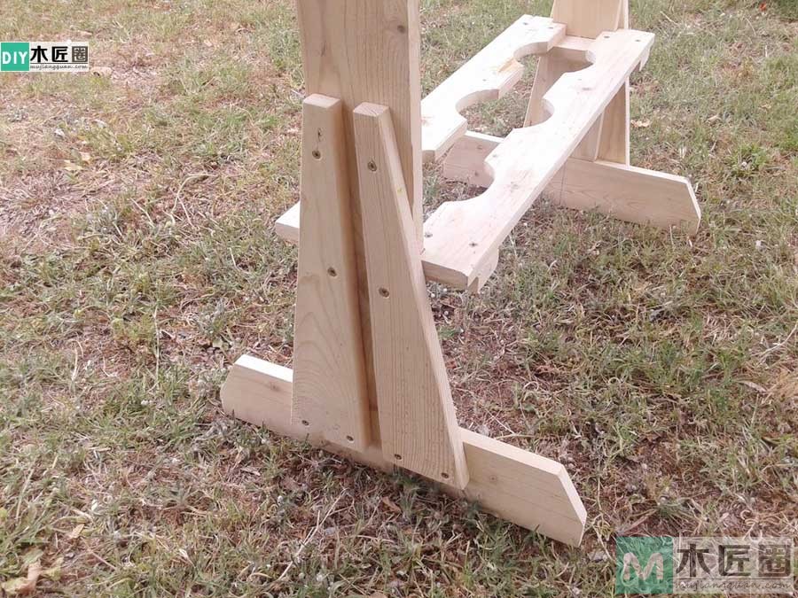 自制木头室内花架最简单的方法,阳台养花怎么做花架子图片