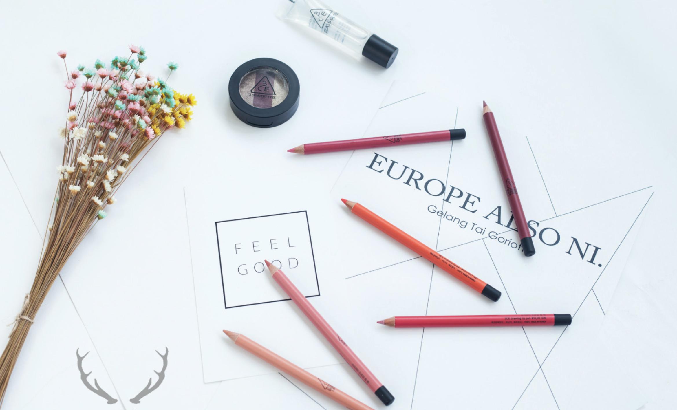 试色口红3ce烟粉玫瑰,3cewalkntalk唇釉试色阿玛尼214