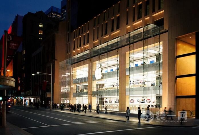 苹果店最新装修方案,苹果零售店装修风格