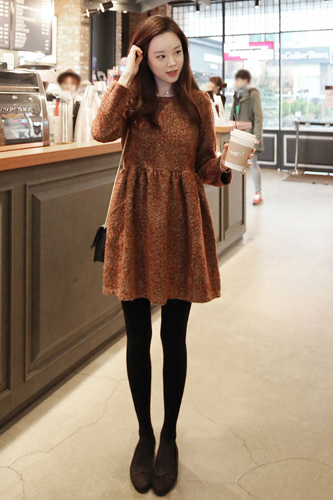 紧身裙穿搭时尚优雅很有魅力 (可单穿可内搭时尚秋款裙)