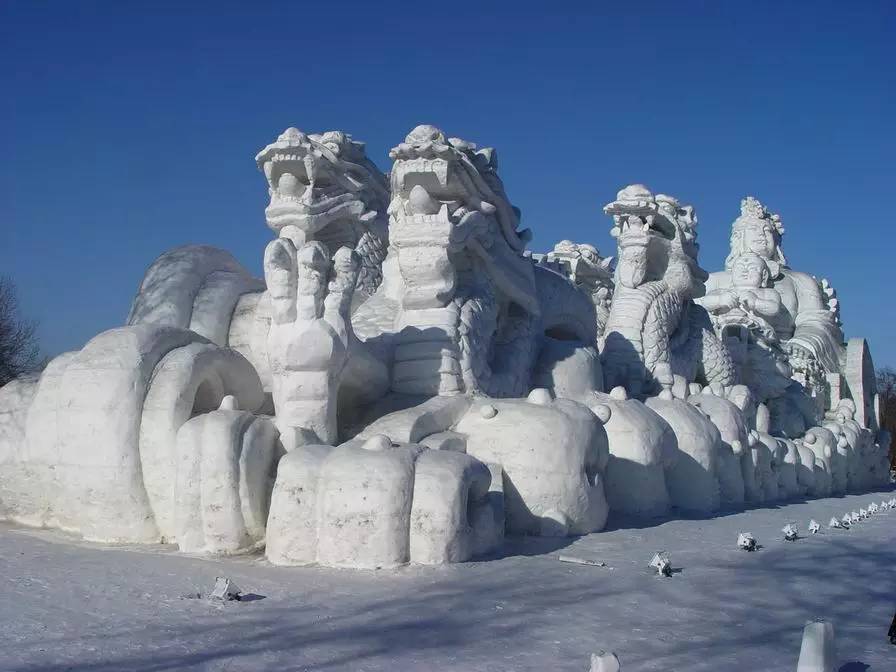 哈尔滨雪景雕刻,哈尔滨景观石雕刻施工