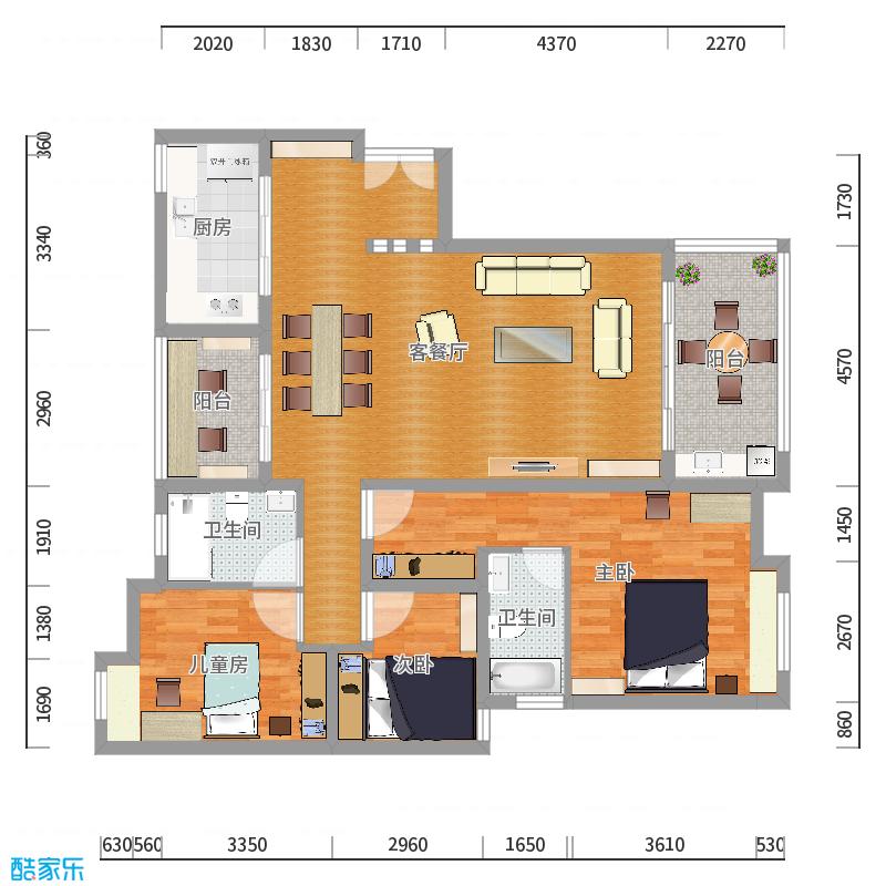高级家装装修设计案例,家装创意案例小户型