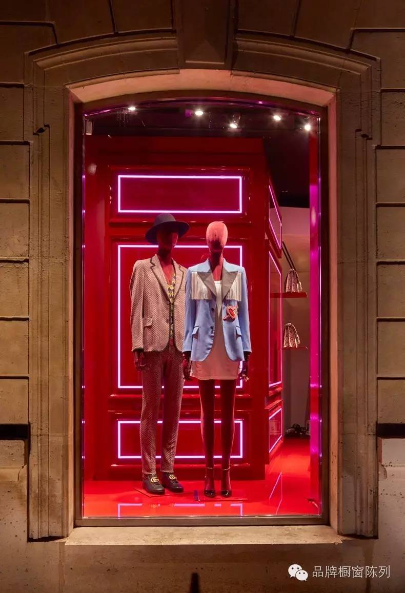 gucci服装橱窗展示,gucci最新橱窗主题