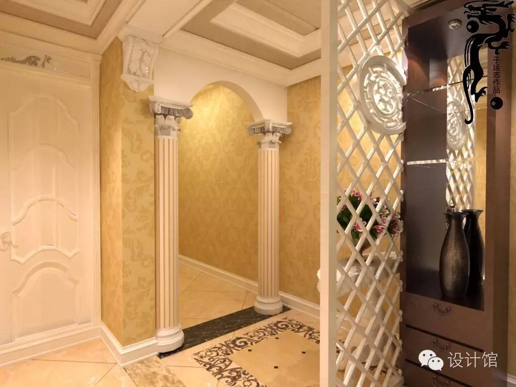 进门就是长廊怎么做隔断,大门隔断轻奢