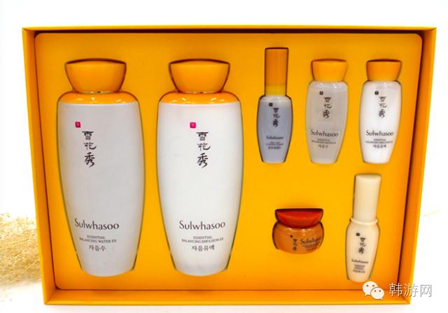 韩国化妆品必买清单气垫,韩国进口二裂酵母原料水乳套装