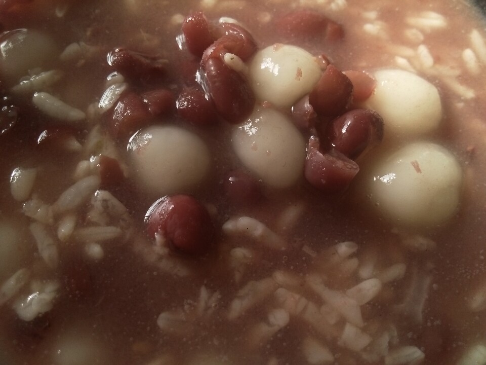 农家菜部落菜谱酒酿红豆小汤圆