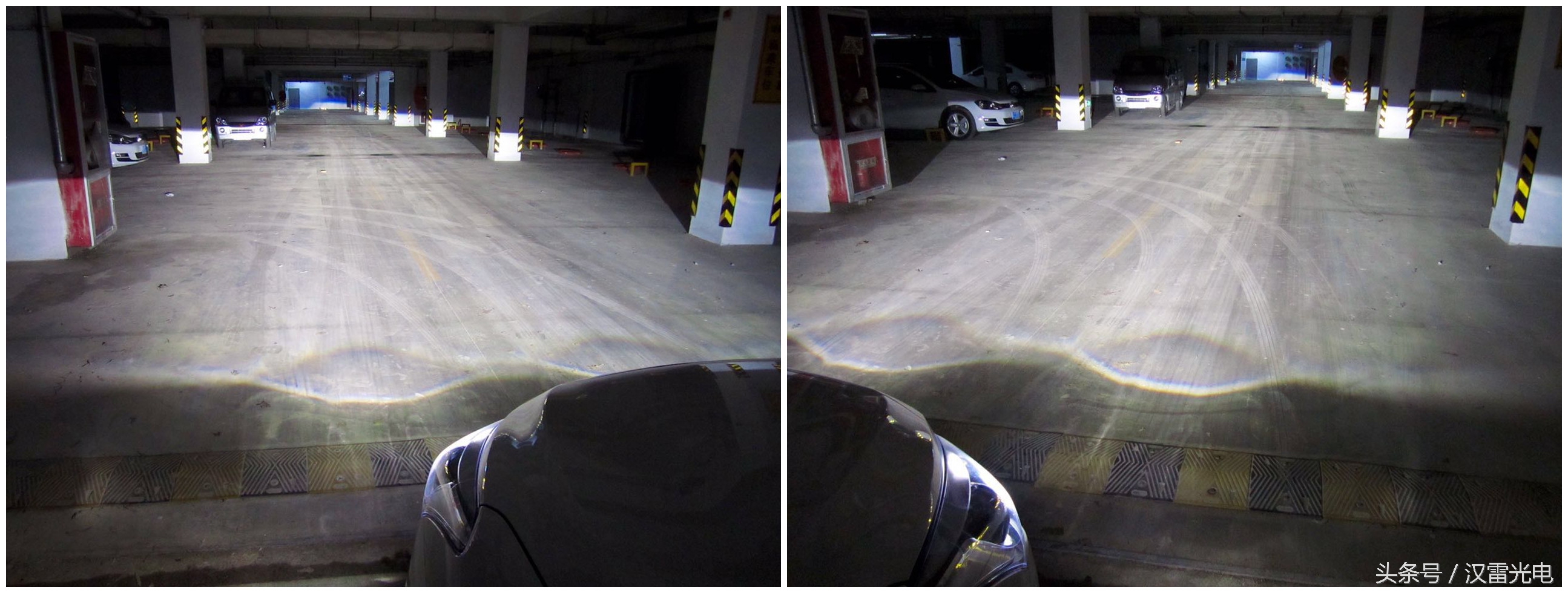 汉雷雷神氙气灯测评,现代名图改氙气灯多少钱