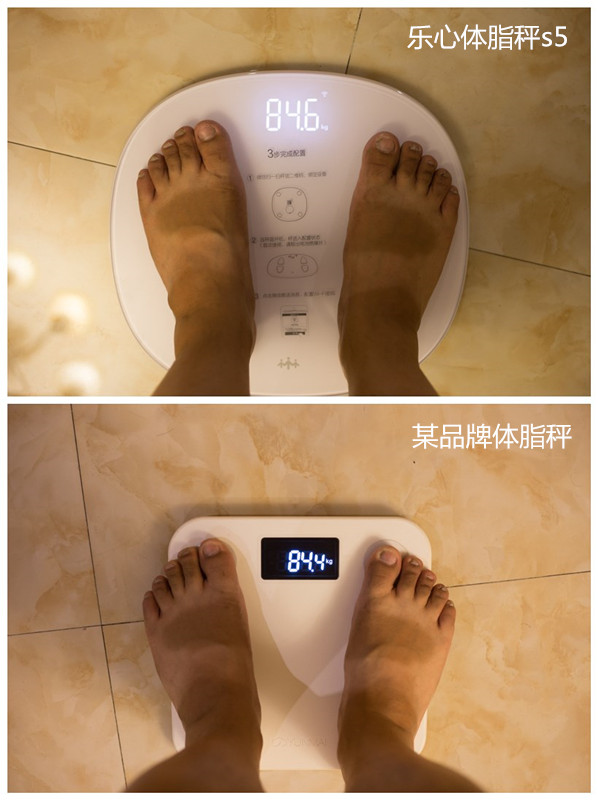 乐心体脂秤s5无显示,不用连接蓝牙的体脂秤