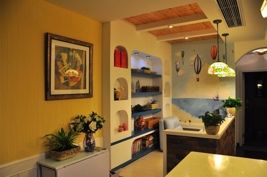 深圳地中海榻榻米定制风格,地中海榻榻米卧室装修效果图