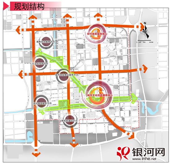 石家庄融创公园壹号规划图,石家庄贾村融创中心