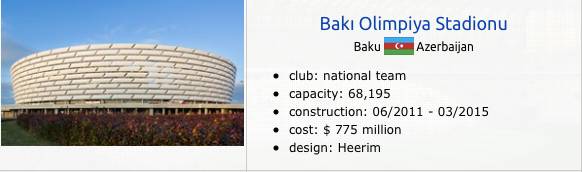 中国十佳体育场,2018年度十大最佳体育场