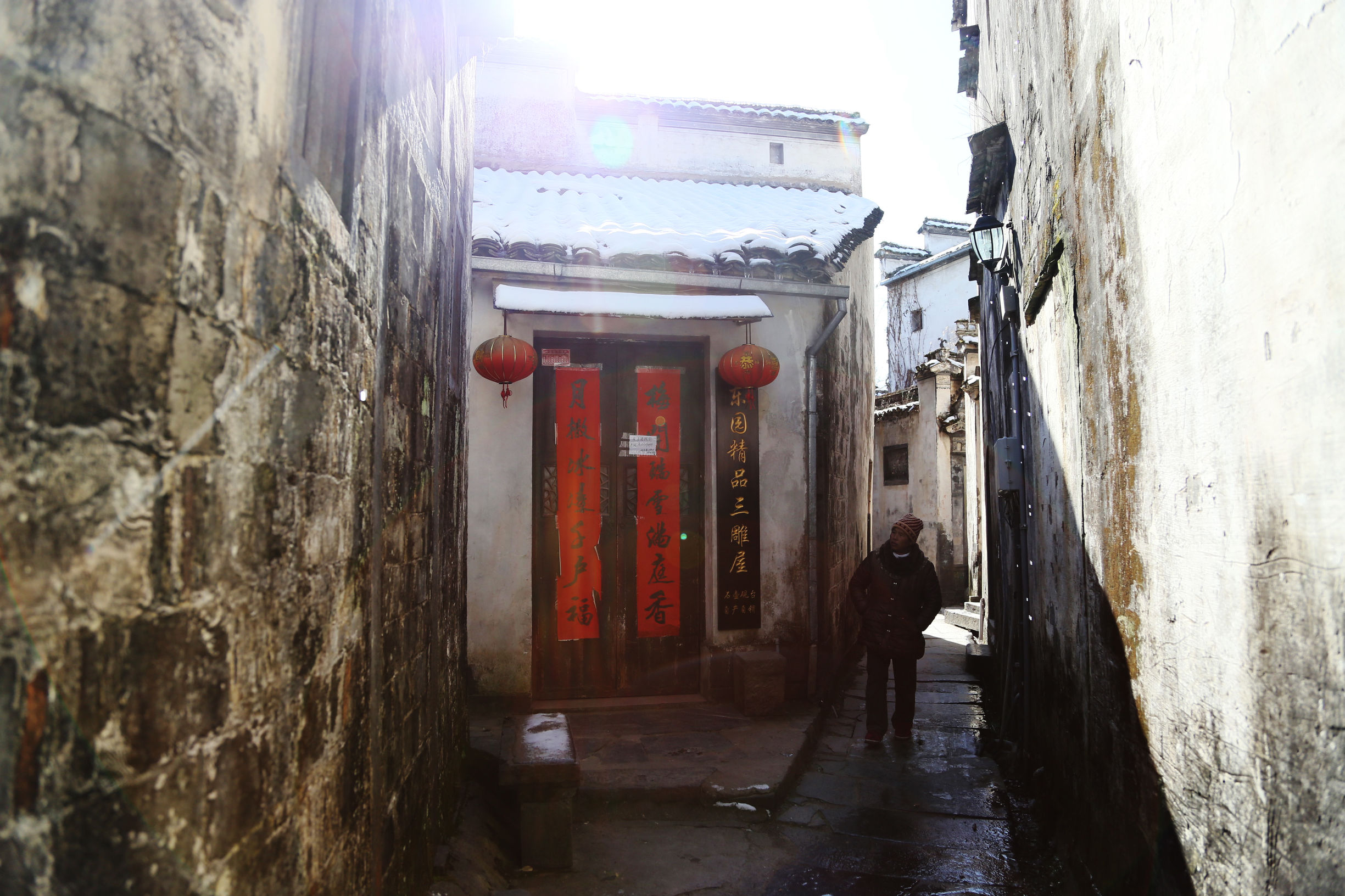 安徽风情小镇的徽州西递,梦回徽州下一句