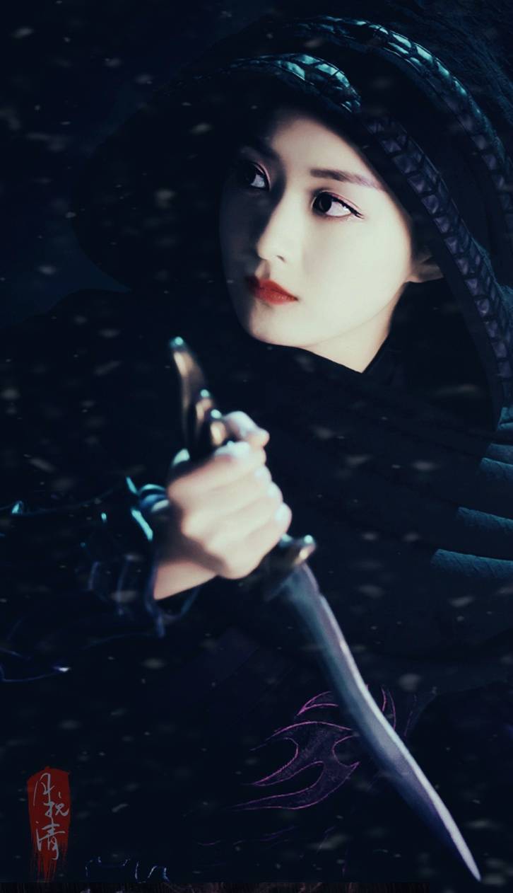 相伴丽颖,如影随行!—朱颜难断青衣扬,碧下黄泉情意长