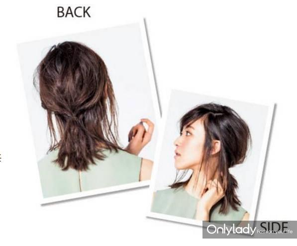 日本妹子的头发怎么扎,日本女生打理发型教程