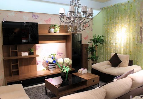 10-15平客厅收纳电视柜,客厅电视柜一体背景墙收纳