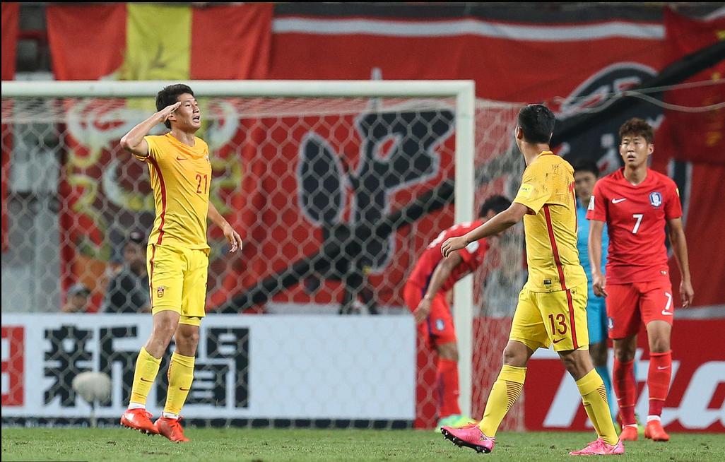 国足亚运队1-0击败韩国进球图片,u20亚洲杯国足vs韩国全场回放