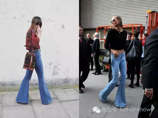 藏青色复古慵懒风套装裤子,秋冬流行趋势裤子