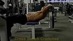 健身球卷腹动作教程,健身房练腹最好组合