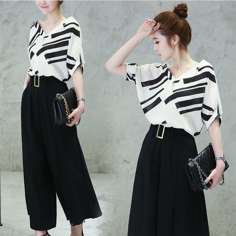 阔腿裤套装优雅,最流行的阔腿裤套装