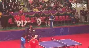 张继科香港表演赛撩妹,张继科爱撩妹