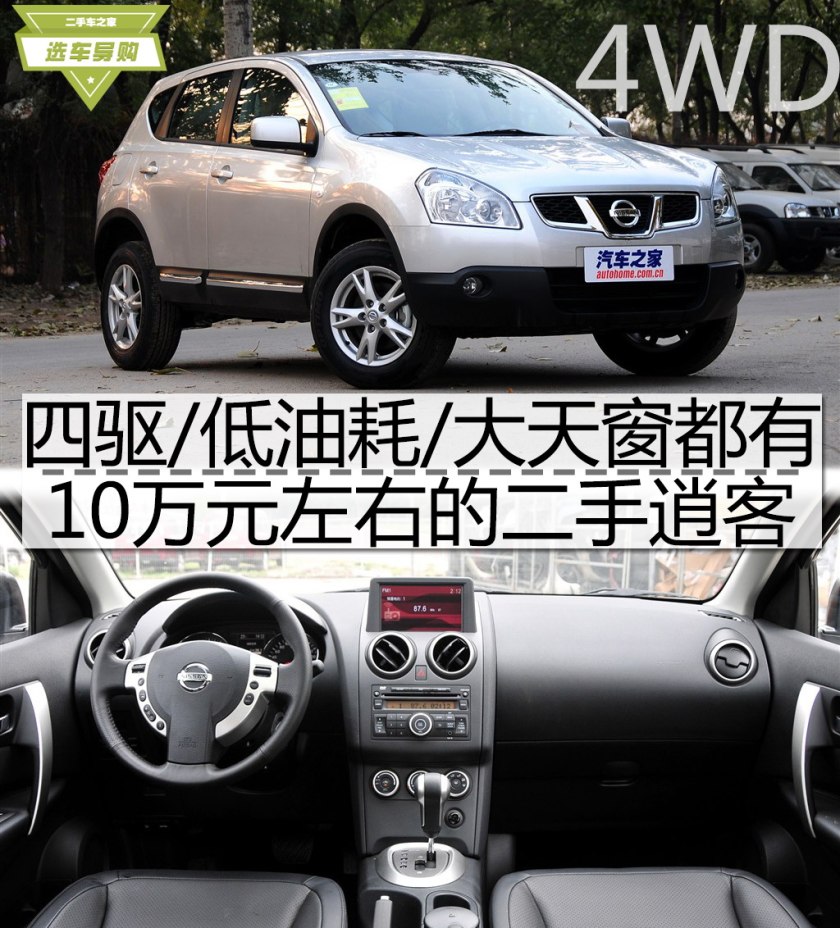 省油便宜的suv二手逍客,高性价比二手车推荐逍客