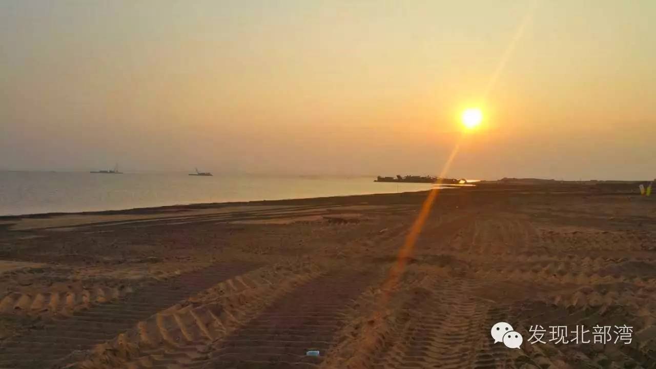 广西钦州海滨浴场,广西钦州市海滨沙滩