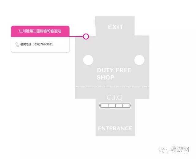 韩国仁川机场取货处介绍,韩国免税店哪些是需要机场取货的