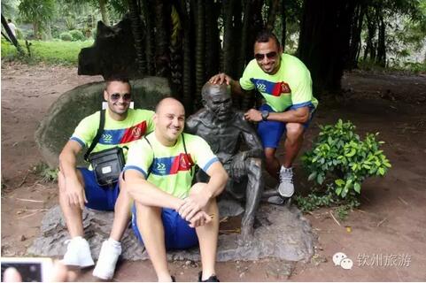 周末,澳门蒙地卡罗体育会到钦州考察,这两天你见到他们了吗?