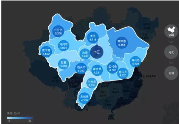 沧州各县市房价表,沧州各县市房价最新排名